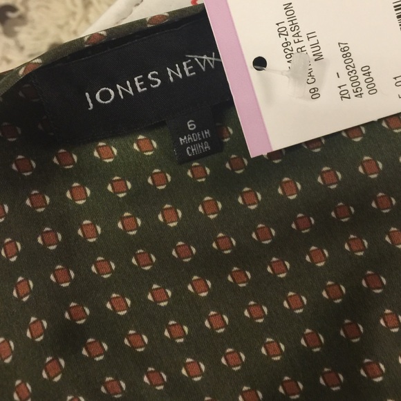 New jones NY work blouse shirt NWT ๐ FINAL PRICE - Picture 6 of 8